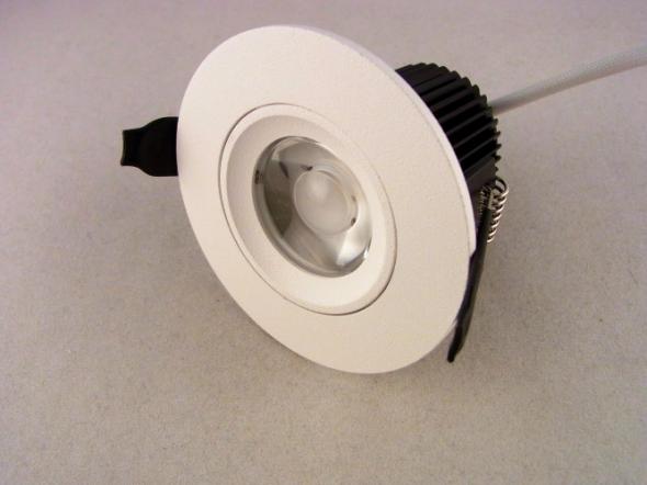 LED Einbauspot weiss 5 Watt dimmbar 